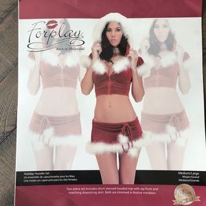 Sexy Santa Holiday hoodie set